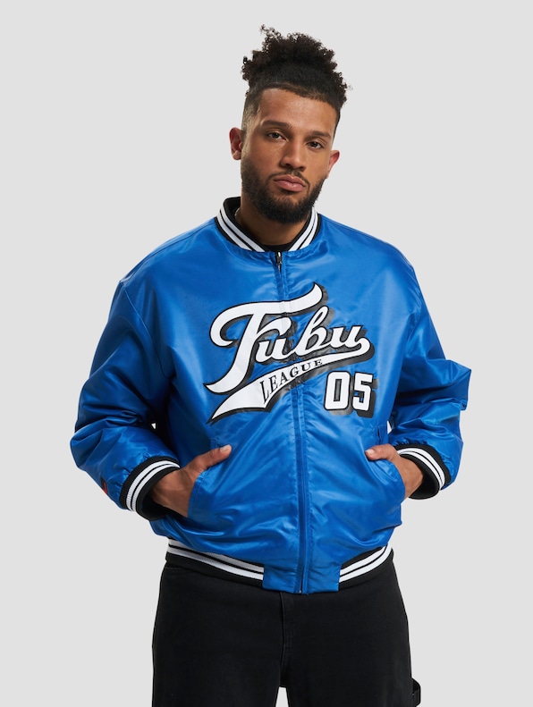 FUBU Varsity Reversible Satin Jacket-1