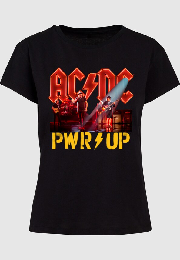 Ladies ACDC - PWRUP Stage Lights Box Tee-2