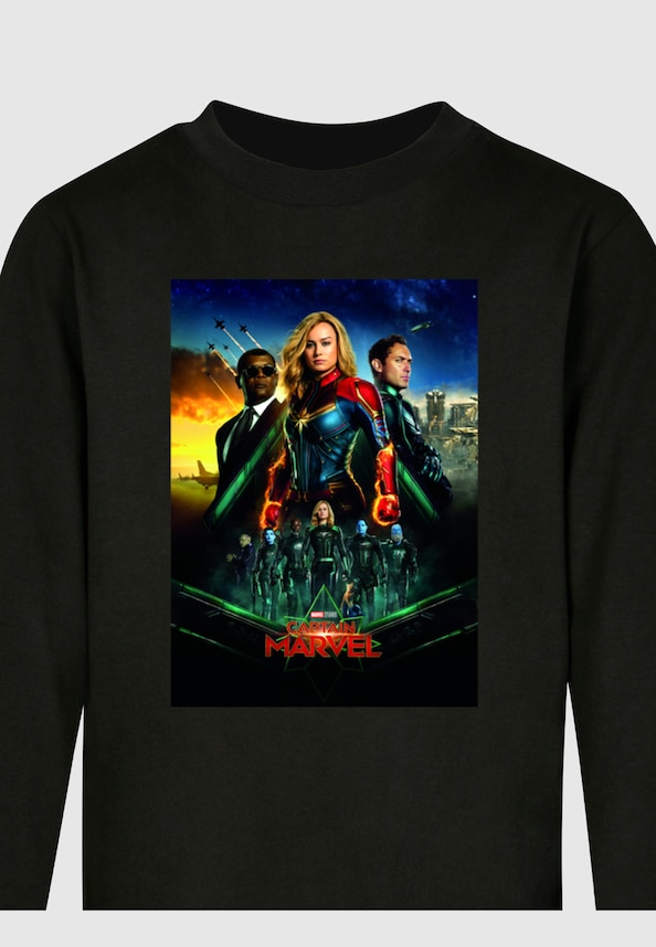 Kids Captain Marvel - Movie Starforce Poster Longsleeve-2