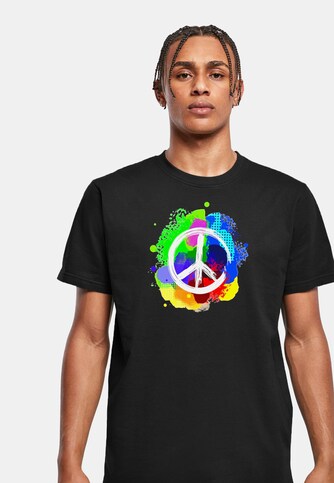 Peace - Graffiti  T-Shirt Round Neck