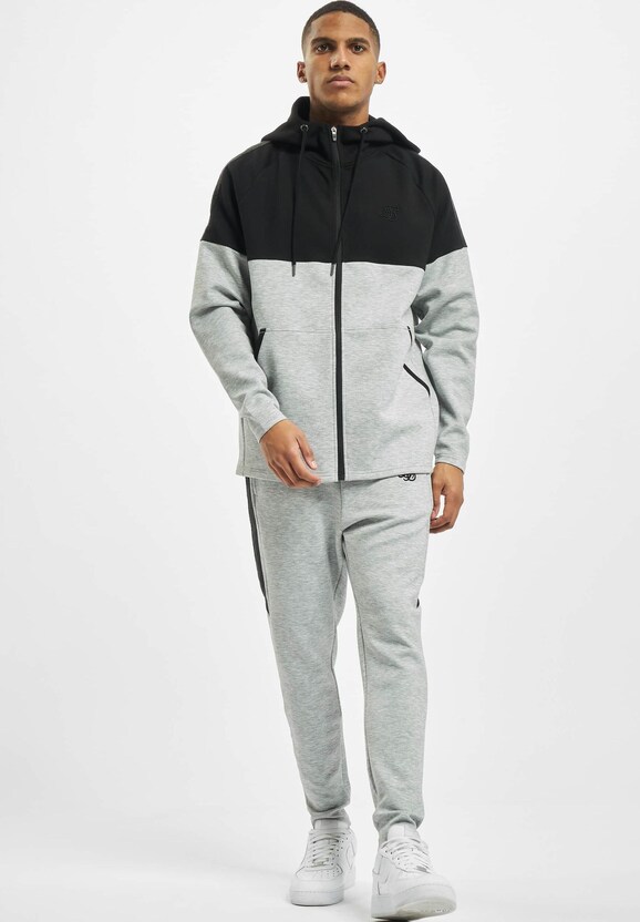 Sik Silk Motion Tape Zip Through Hoody Sweat Suit-5