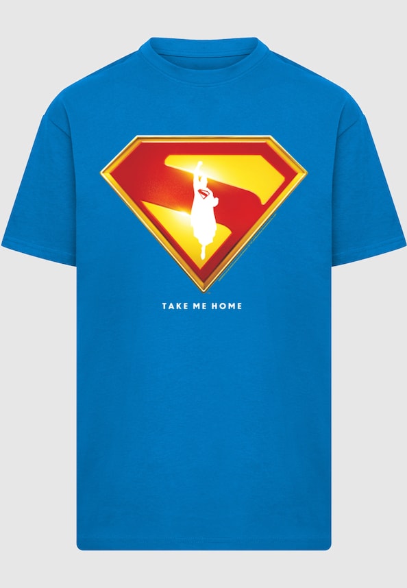 Superman Logo Take Me Home Heavy Oversize Tee-2