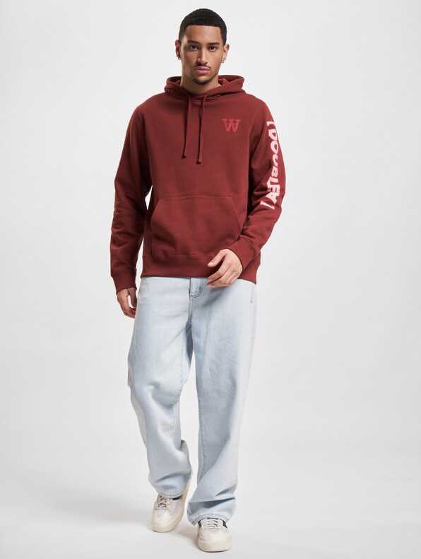 Wood Wood Ash Sleeve Print Hoodie-11