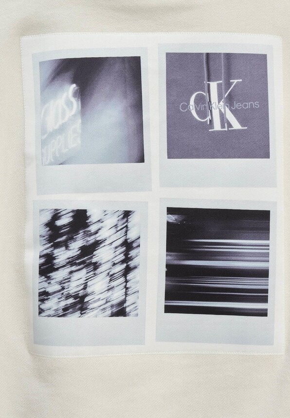 Calvin Klein Back Polaroid Label Sweatshirt Black-3