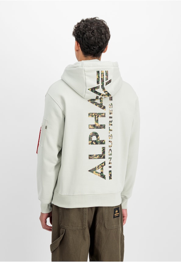 Back Print Hoodie Mirror Camo-1