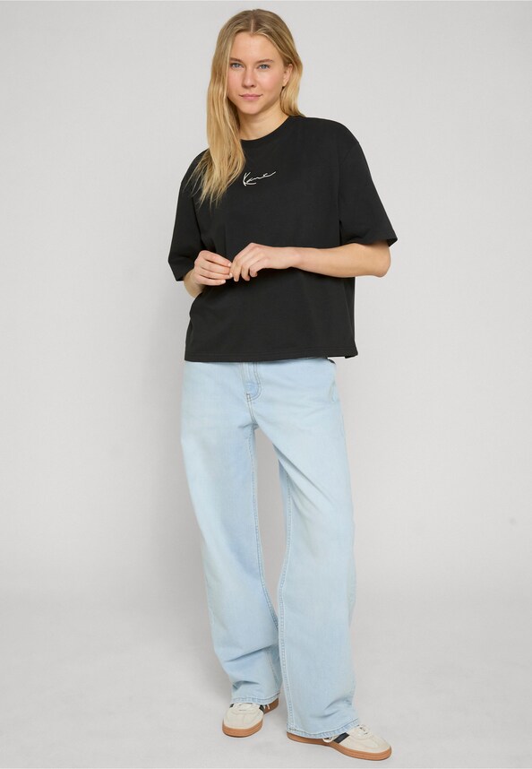 Signature Stencil Peached Oversized-2