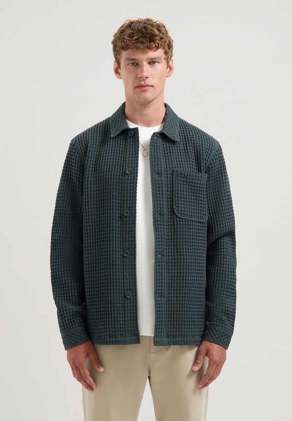 Lino Overshirt Fancy Waffle-0