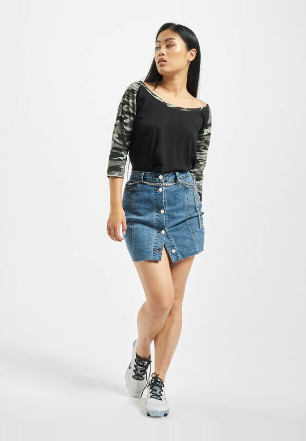 Ladies 3/4 Contrast Raglan-4