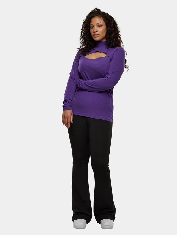 Ladies Cut-Out Turtleneck-3