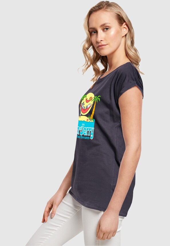 Ladies Tom and Jerry - Hammock Dreams T-Shirt-2