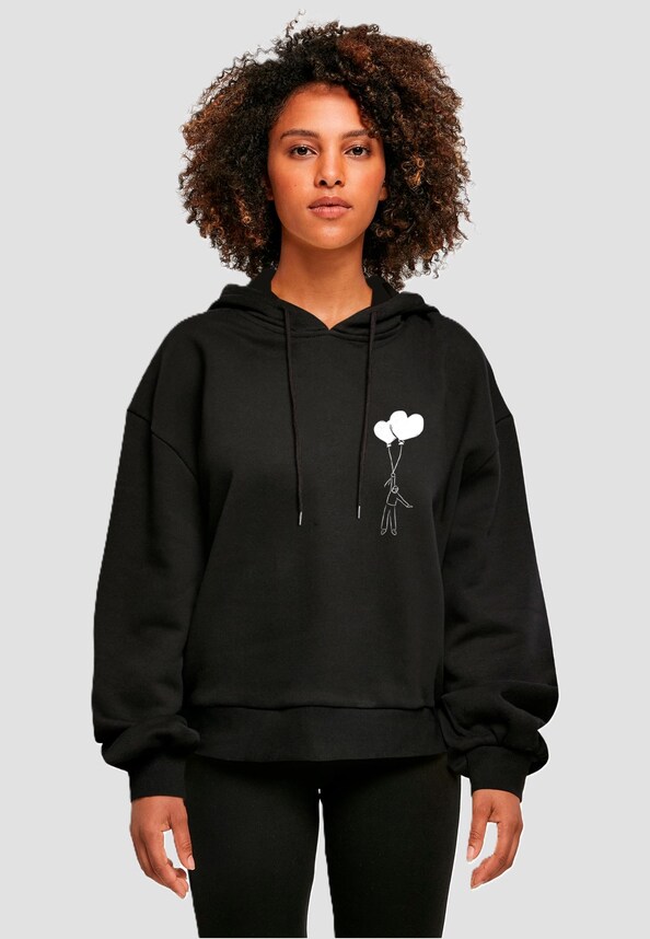 Ladies Love In The Air Organic Oversized Hoody-0