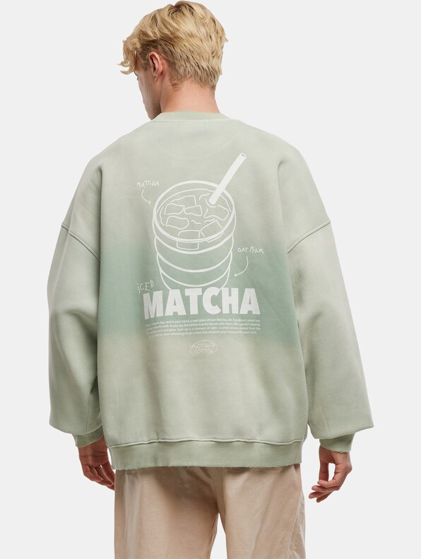 Matcha Oversized Washed Sweater-1