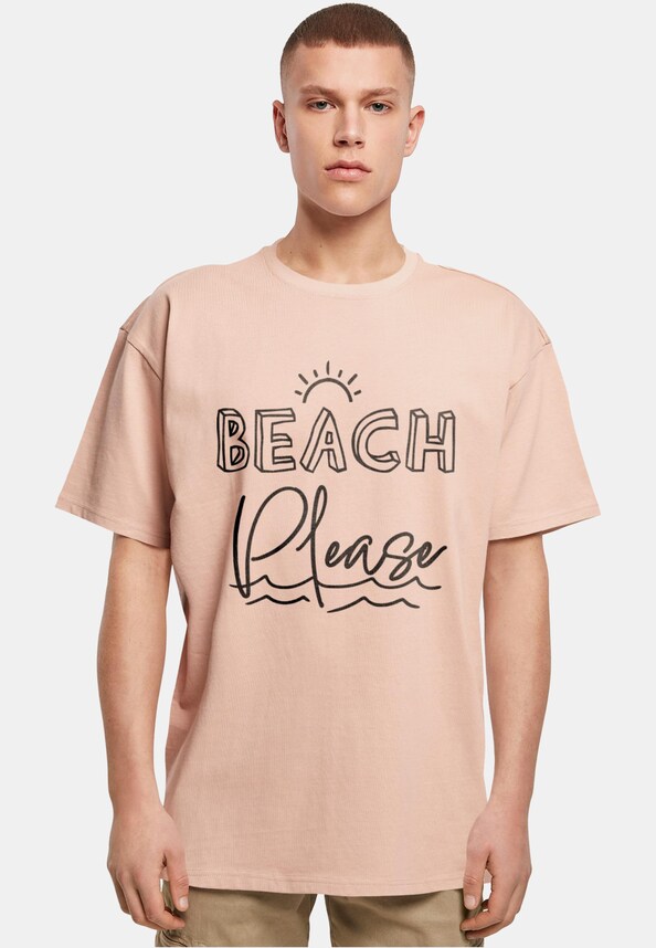 Beach Please Heavy Oversized Tee-0