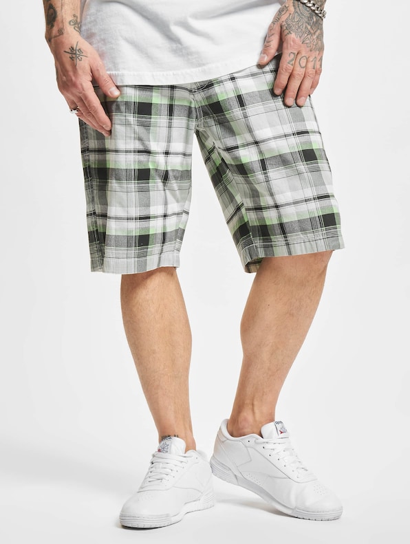 Big Checked Shorts-0