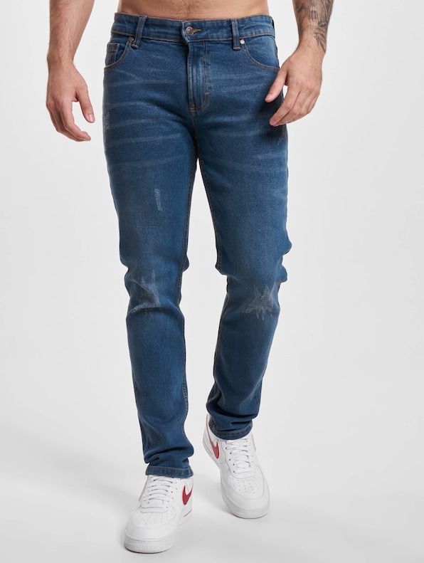 Denim Project Mr Red Light Destroy Slim Fit Jeans-2