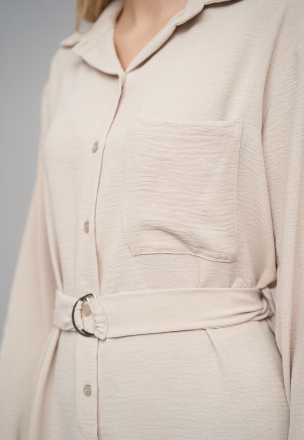 Longsleeve Dress with tie-belt-5