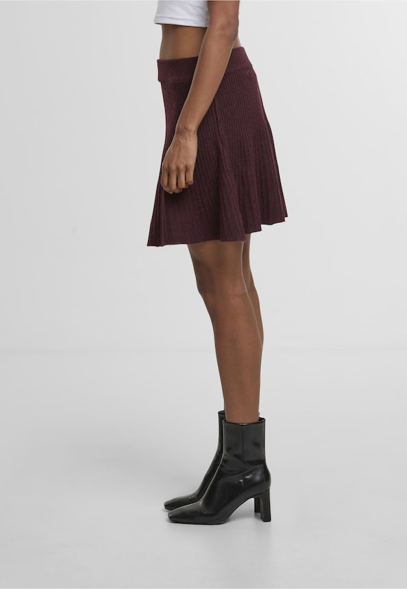 NMNOLA NW PLEATED KNIT SKIRT FWD-2