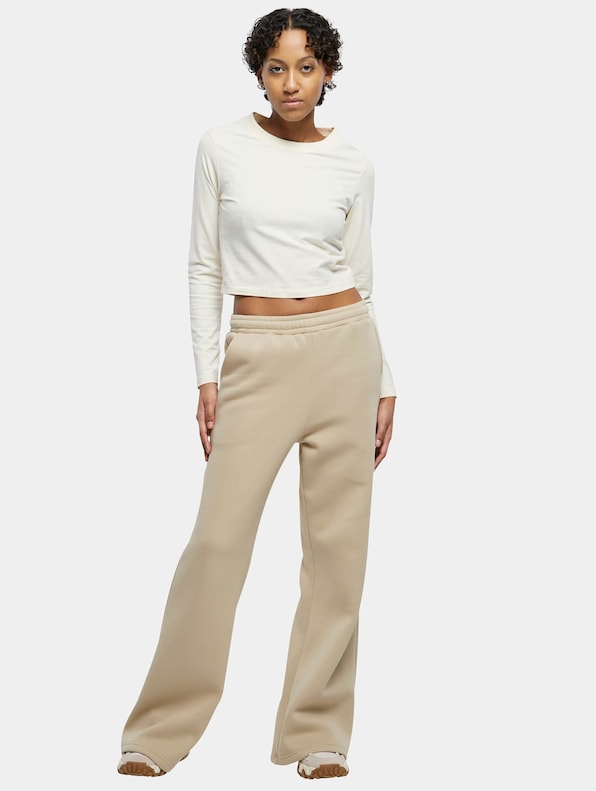 Ladies Organic Ultra Wide Sweat Pants-3