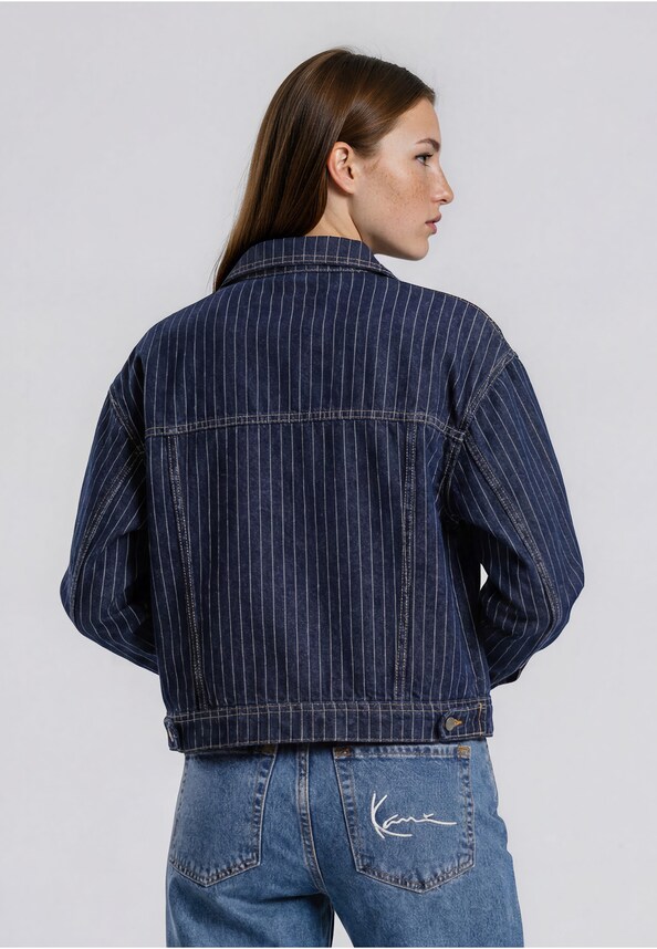 Retro Cropped Denim Jacket-1