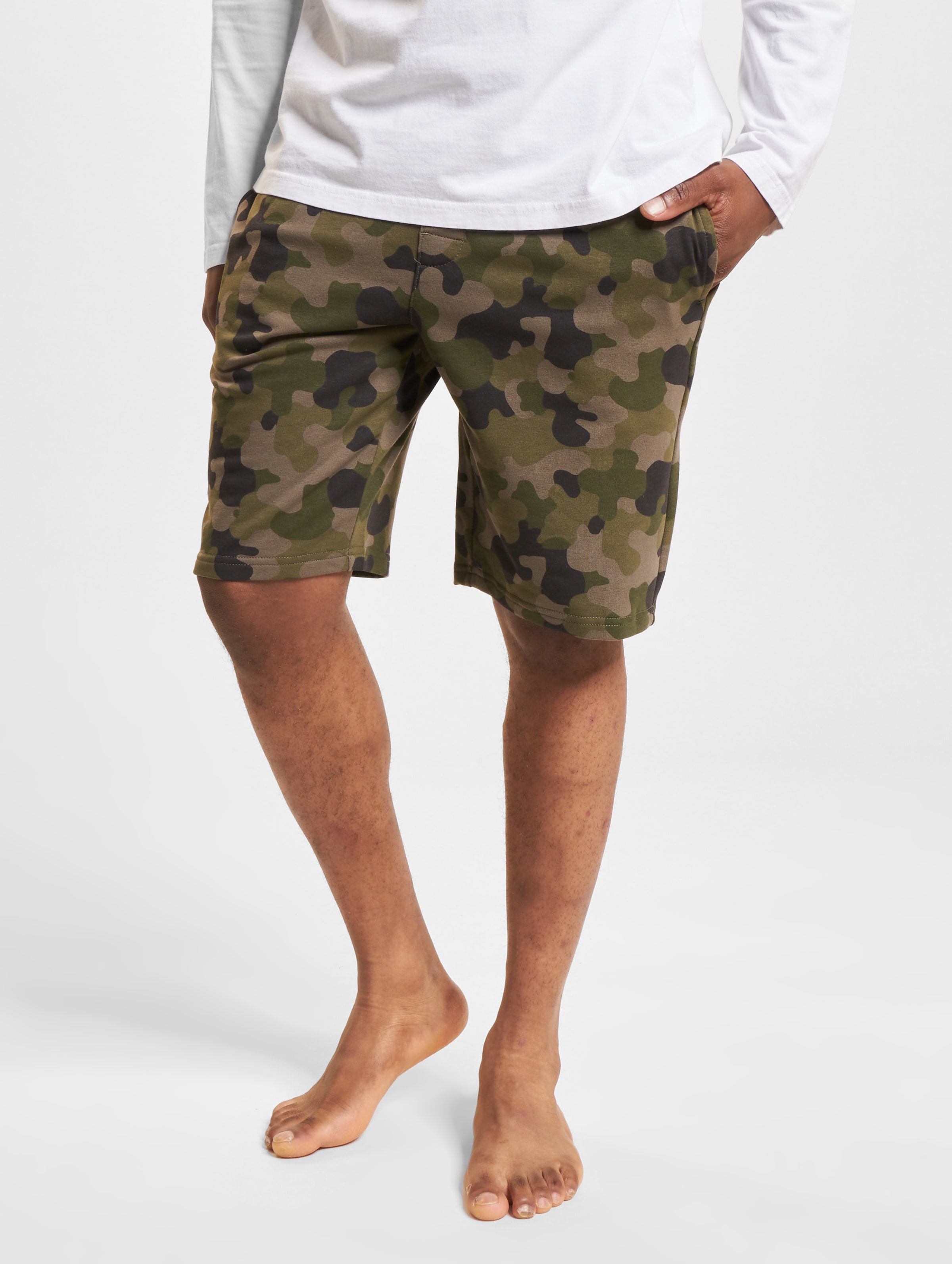 Calvin Klein Underwear Sleep Short Shorts Männer,Unisex op kleur camouflage, Maat S