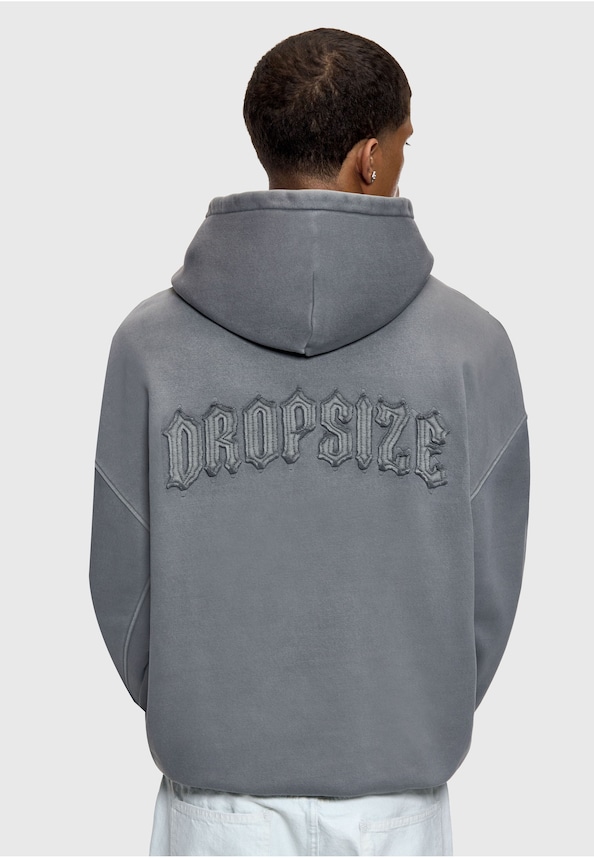 SELF FABRIC PATCH HOODIE-1