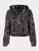 Ladies Camo Cropped Hoody-0