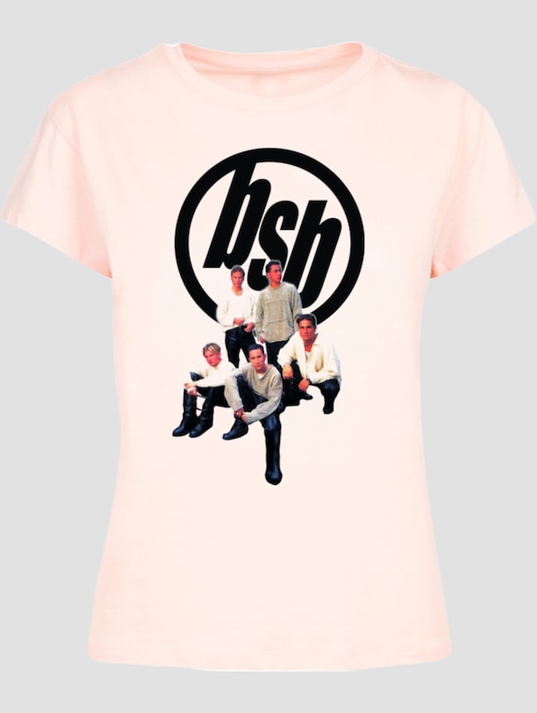 Ladies Backstreet Boys - Vintage Logo Extended Shoulder -0