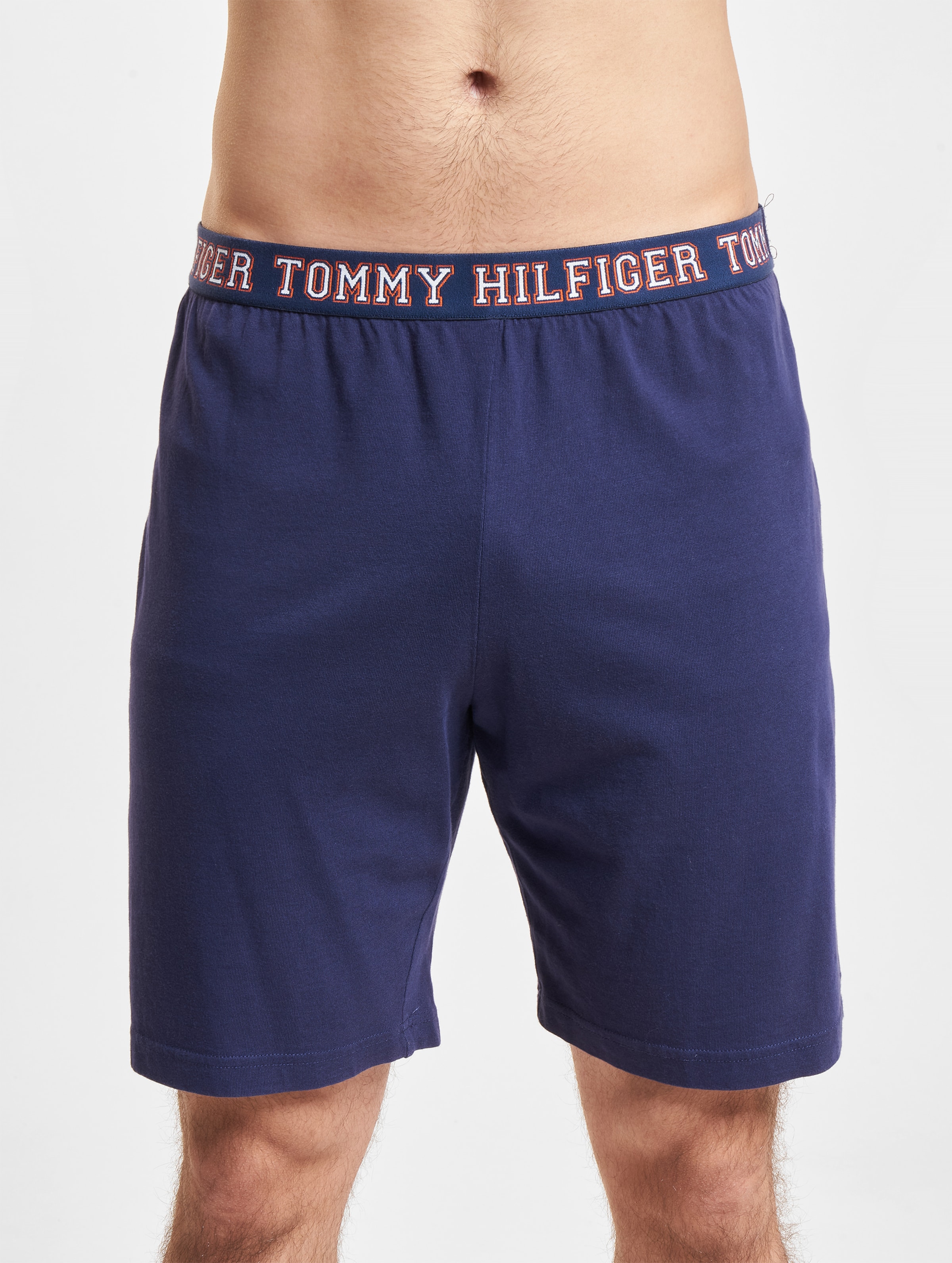 Tommy Hilfiger Jersey Shorts Männer,Unisex op kleur blauw, Maat L