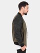 Cotton Bomber Leather-2