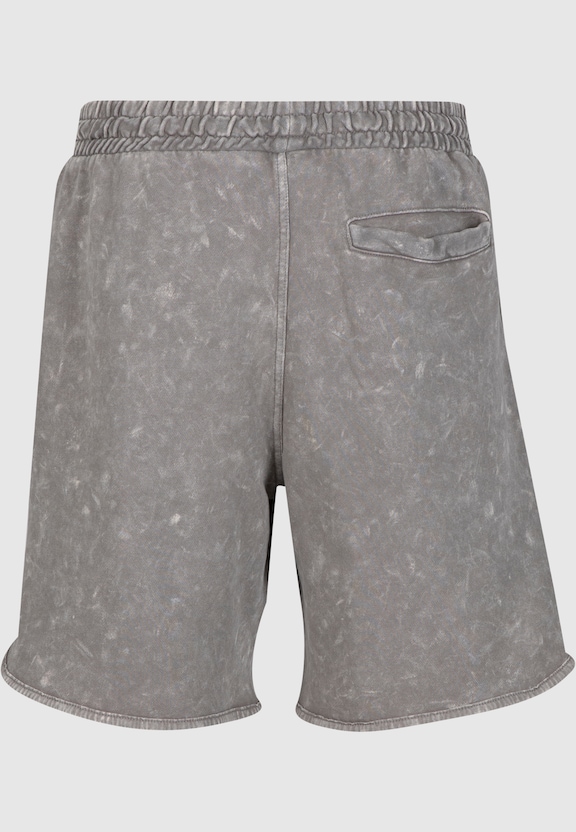 Washed Piped Shorts-7