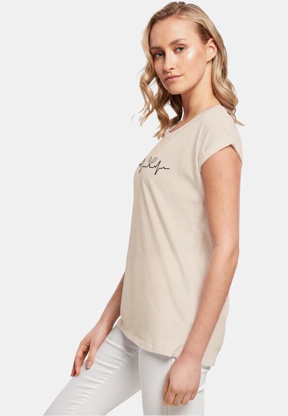 Ladies Tennis Beats Extended Shoulder Tee-2