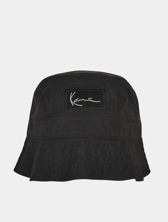 KA223-027-2 Signature Nylon Bucket Hat black