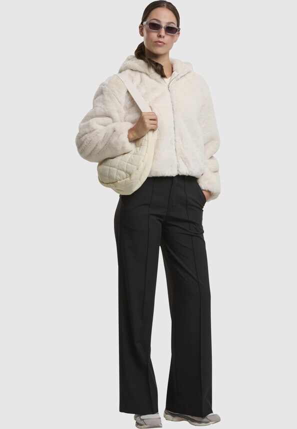 Ladies Full Zip Faux Fur -3