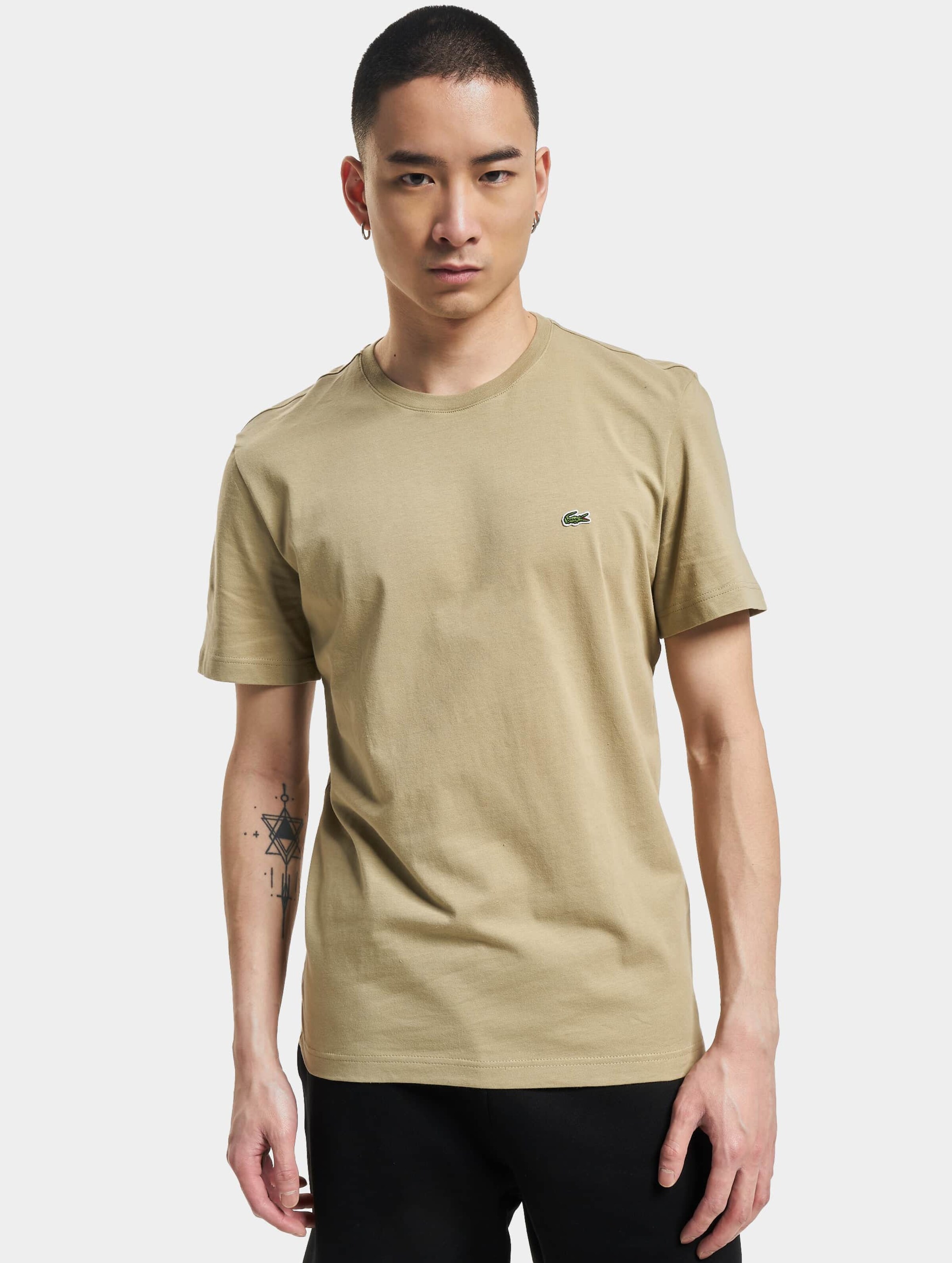 Lacoste khaki store t shirt