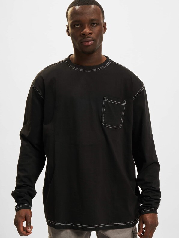 Heavy Oversized Contrast Stitch-0