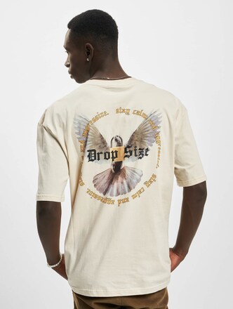 Dropsize Heavy Oversize White Dove V2 T-Shirt