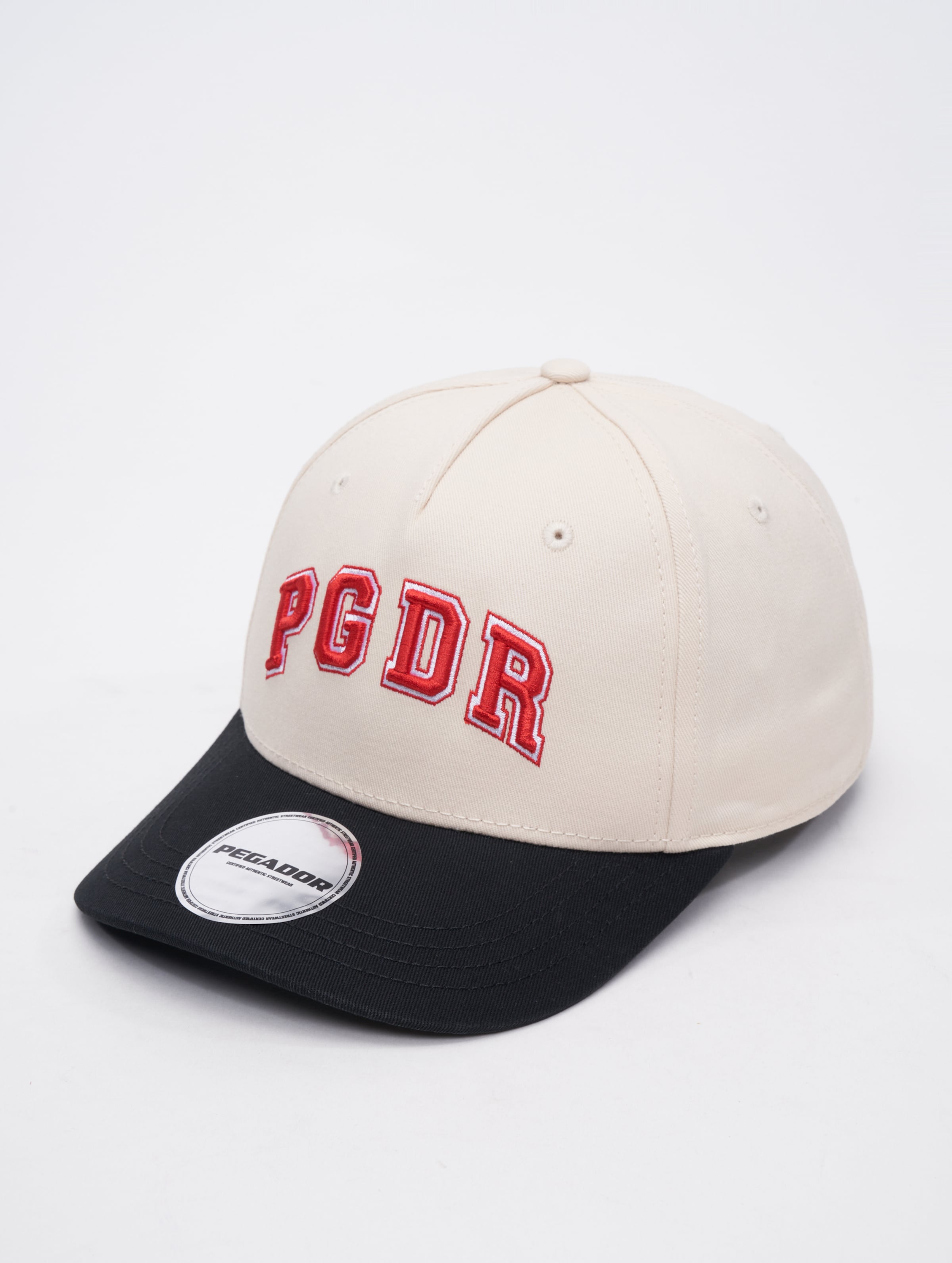 PEGADOR Carlo Baseball Snapback Cap Frauen,Männer,Unisex op kleur beige, Maat ADJUSTABLE