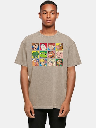 Toy Story - Character Squares Acid Washed Oversize