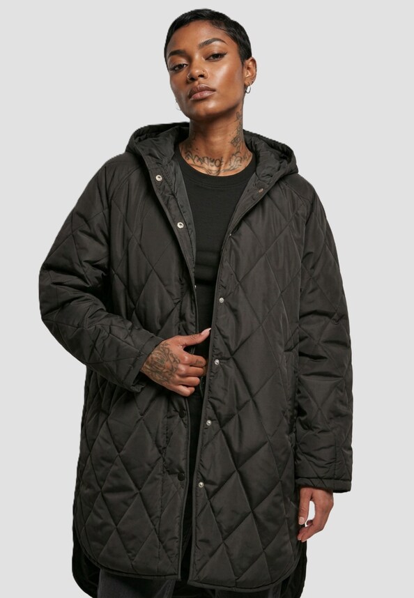 Ladies Oversized Diamond Quilted-0