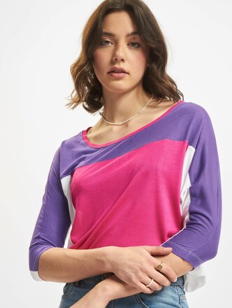 Ladies 3-tone 3/4 Sleeve Tee