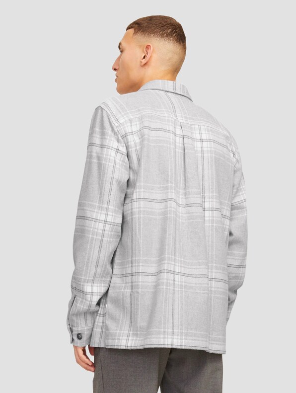 Raymond Melange Check Ls Overshirt-1