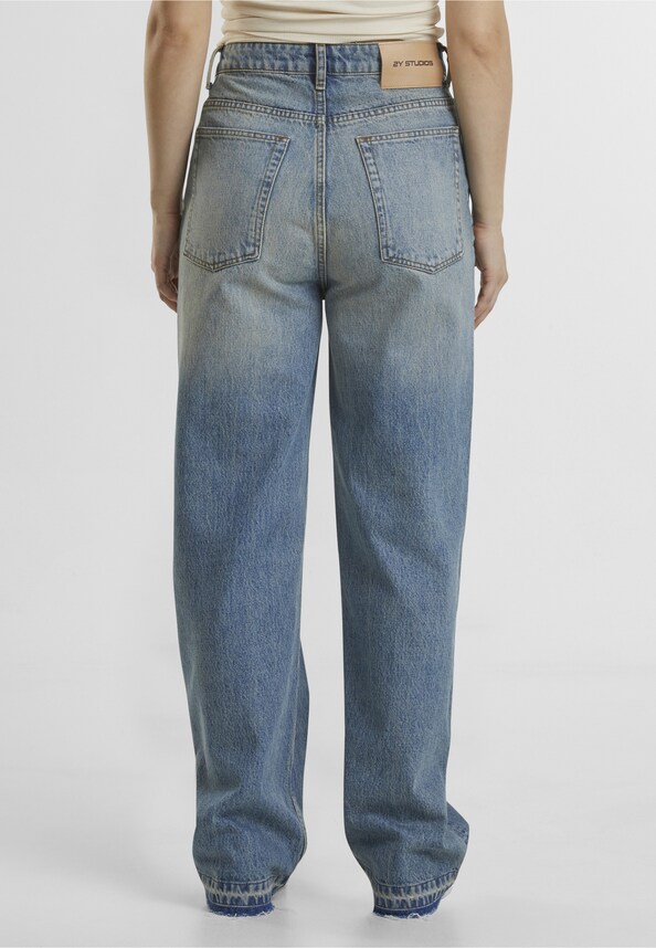 Vulna Open Hem Jeans-1