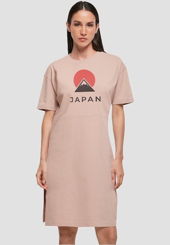 Ladies Japan Organic Oversized Slit Tee Dress