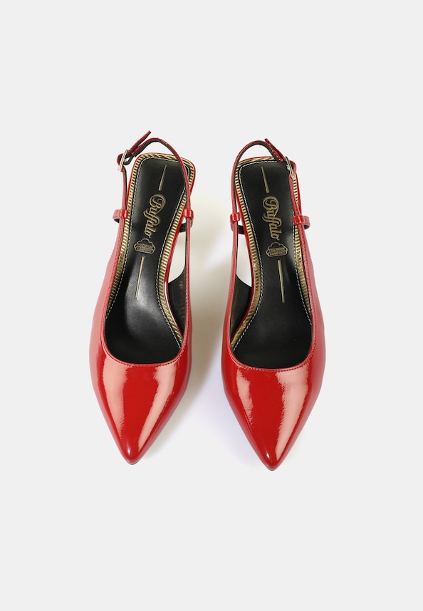 Sling Back- Vegan Patent-1