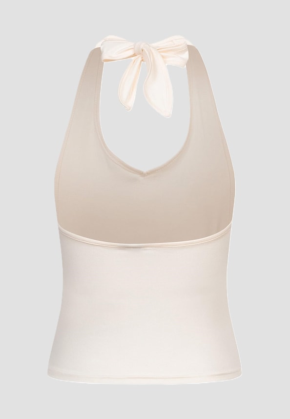 Pieces Damen Neckholder Top-1