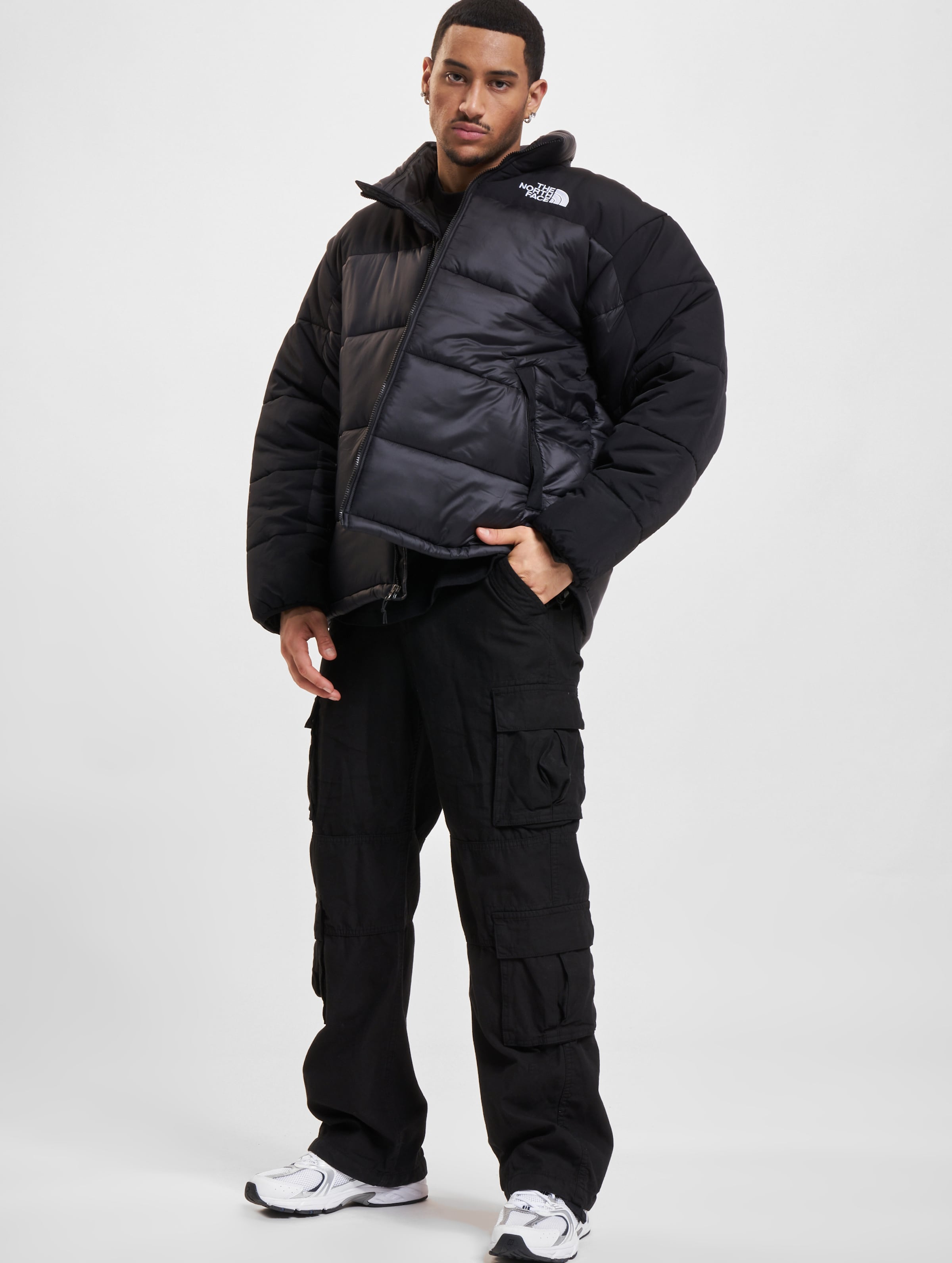 Grey north outlet face winter jacket