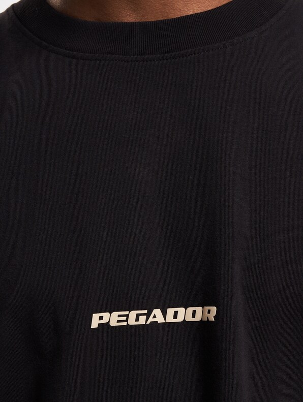 PEGADOR Colne Logo Oversized T-Shirts-4