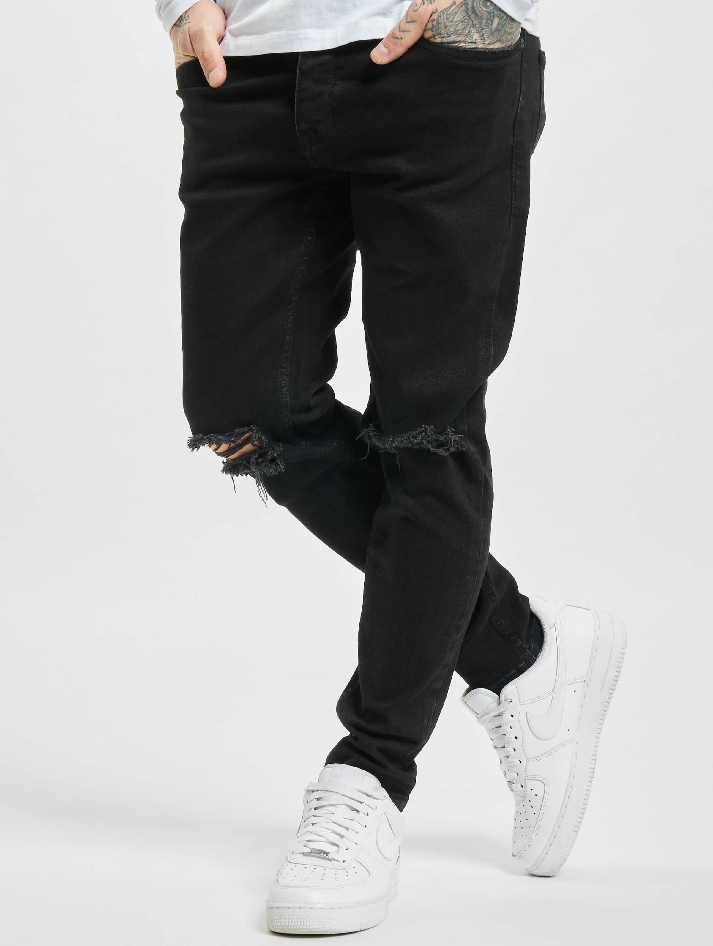 2Y Levin Slim Fit Jeans Mannen op kleur zwart, Maat 29