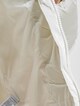 Calvin Klein Blocking Cropped Puffer Winter Jacket Ivory/Bright-6
