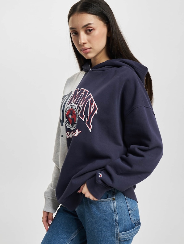 Tommy Jeans Oversized College Splicing Hoody-0